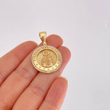 Dije Medalla Virgen Guadalupe 7.65g / 3.6cm Oro Amarillo 18K