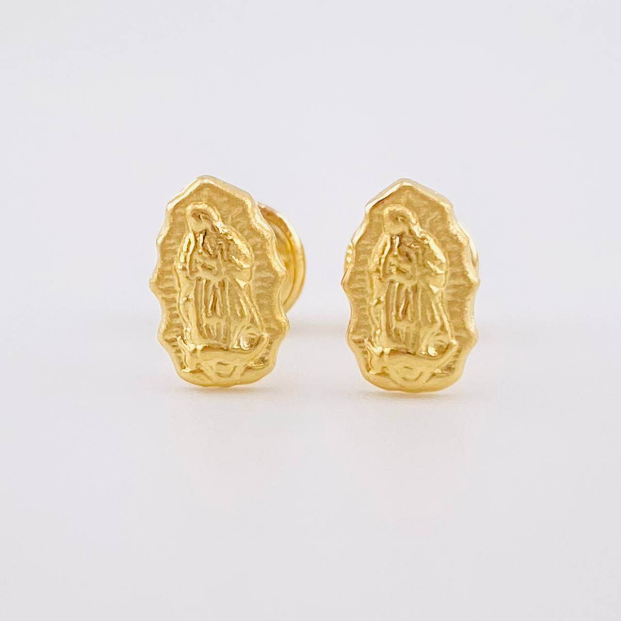 Topos Virgen Guadalupe 0.75g / 10.1mm Oro Amarillo 18K