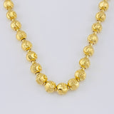 Cadena Militar Media Luna 53.9g / 65cm / 7mm Oro Amarillo 18K