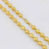 Cadena Militar Media Luna 60g / 70cm / 7mm Oro Amarillo 18K