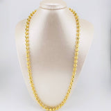 Cadena Militar Media Luna 60g / 70cm / 7mm Oro Amarillo 18K
