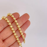 Cadena Militar Media Luna 32.15g / 65cm / 4.9mm Oro Amarillo 18K