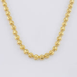 Cadena Militar Media Luna 20.5g / 50cm / 3.9mm Oro Amarillo 18K