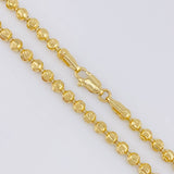 Cadena Militar Media Luna 20.5g / 50cm / 3.9mm Oro Amarillo 18K