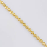 Cadena Militar Media Luna 20.5g / 50cm / 3.9mm Oro Amarillo 18K