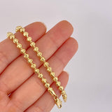 Cadena Militar Media Luna 20.5g / 50cm / 3.9mm Oro Amarillo 18K