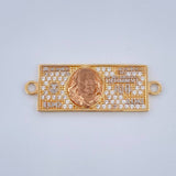 Herraje One Dólar 2.9gr / 3cm / Tres Oros 18K &