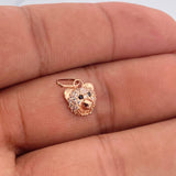 Dije Oso 1.1gr / 1.7cm / Oro Rosa 18K &