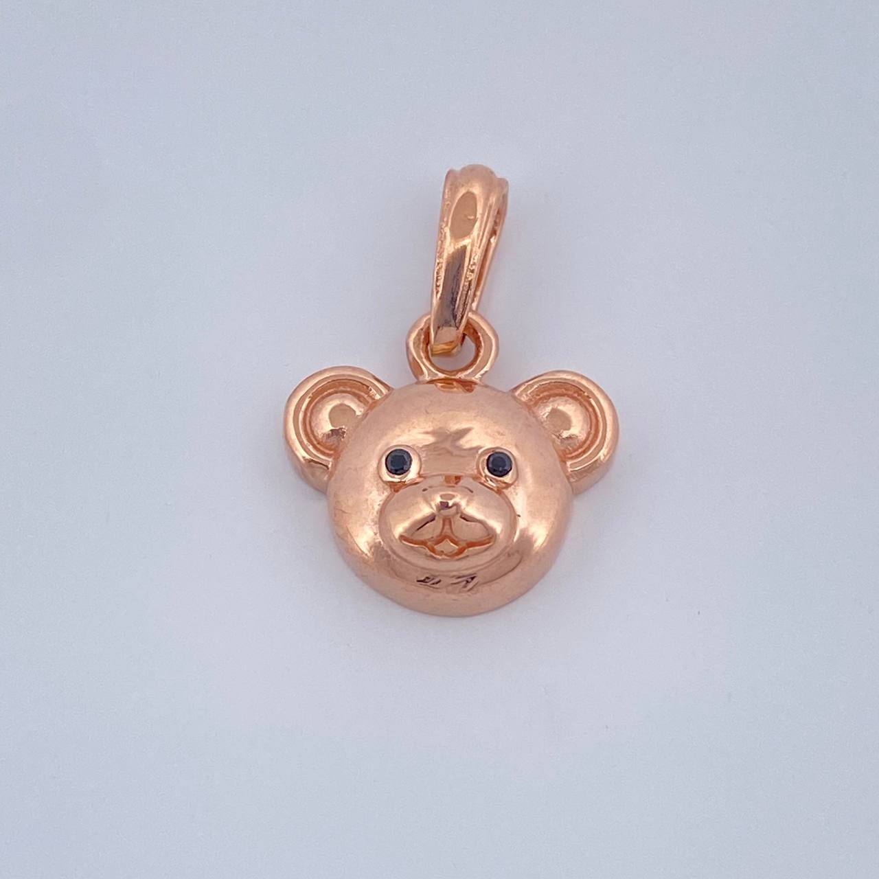 Dije Oso 1.65gr / 1.7cm / Oro Rosa 18K &