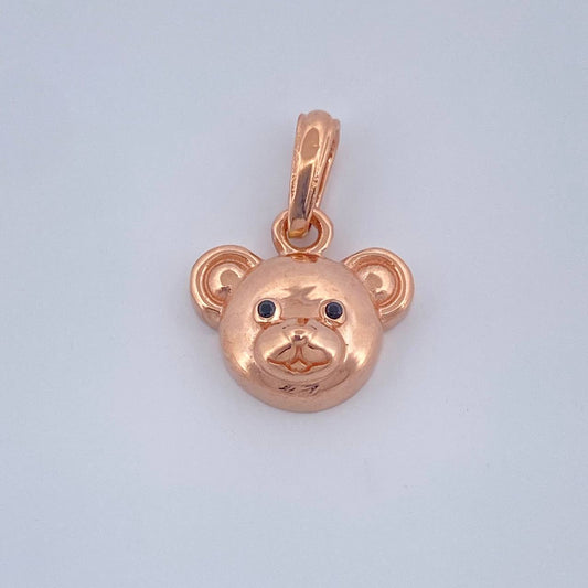 Dije Oso 1.65gr / 1.7cm / Oro Rosa 18K &