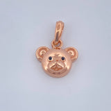 Dije Oso 1.65gr / 1.7cm / Oro Rosa 18K &