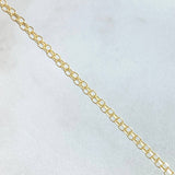 Cadena China 4.2gr / 45cm / 2mm Oro Amarillo +1 18K *