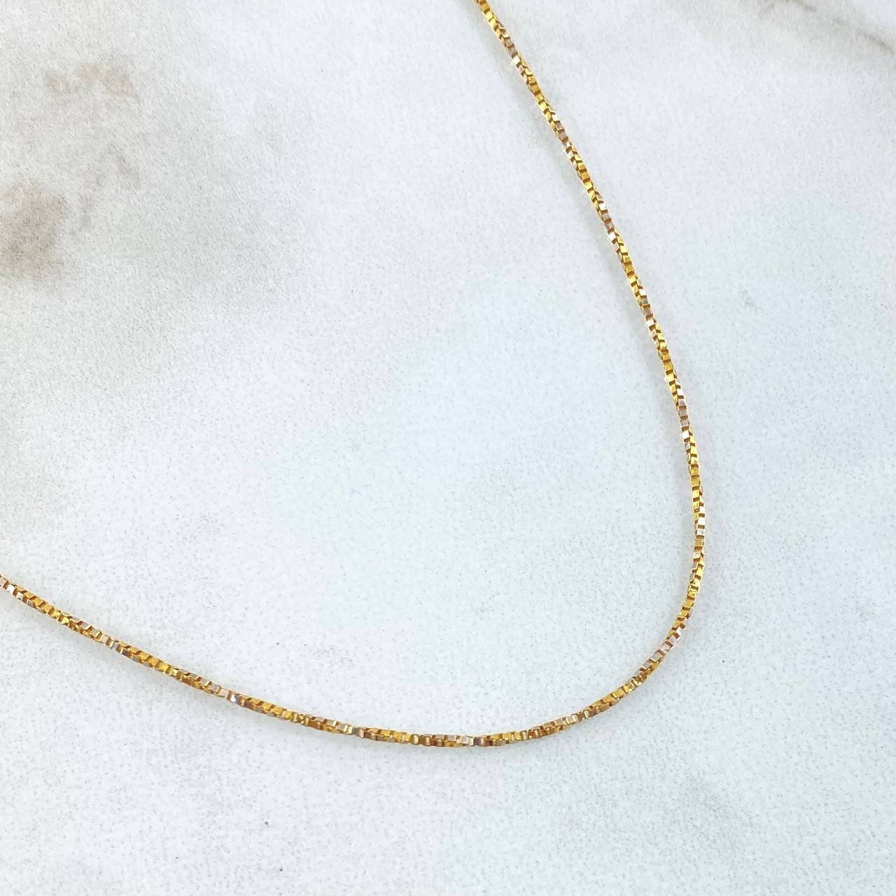 Cadena Veneciana Espiral 1.75gr / 45cm / +3 Oro 18K *