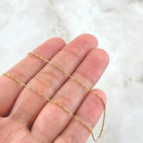 Cadena Veneciana Espiral 1.75gr / 45cm / +3 Oro 18K *