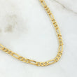 Cadena Figaro 10gr / 65cm / 4.4mm Oro Amarillo +1 18K