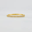 Anillo Churumbela Diamantes 1.05 g / T7 Oro Amarillo 18K