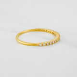 Anillo Churumbela Diamantes 1.05 g / T7 Oro Amarillo 18K