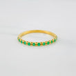 Anillo Churumbela Esmeraldas 1.25 g / T6 1/4 Oro Amarillo 18K