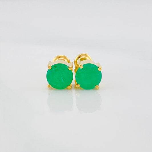 Topos Circulo Esmeraldas 1,80 Qts 1.9 g / 6.2 mm Oro Amarillo 18K