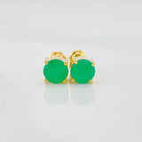 Topos Circulo Esmeraldas 1,80 Qts 1.9 g / 6.2 mm Oro Amarillo 18K