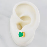 Topos Circulo Esmeraldas 1,80 Qts 1.9 g / 6.2 mm Oro Amarillo 18K