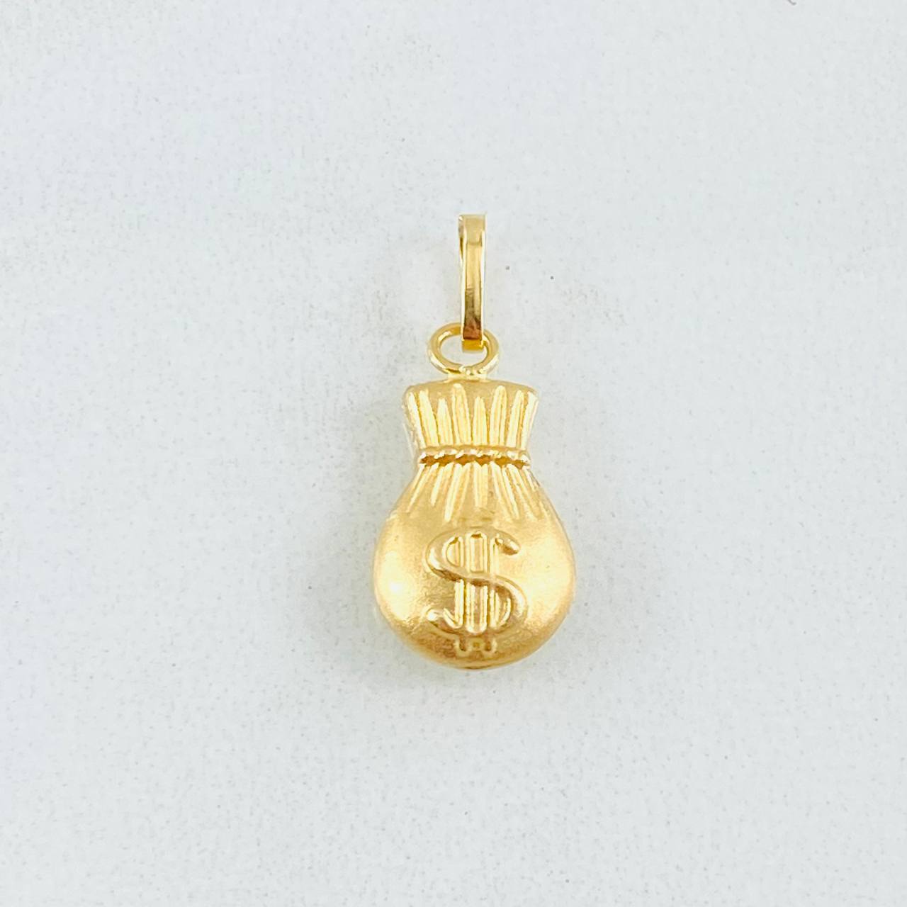 Dije Bolsa Dinero 0.5gr / 2cm / Oro Amarillo 18K *
