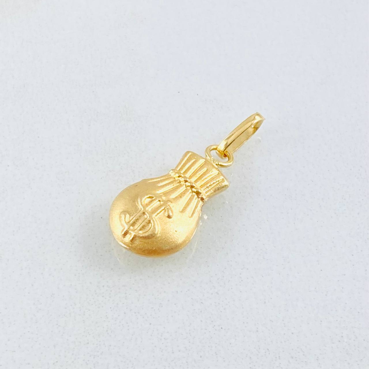 Dije Bolsa Dinero 0.5gr / 2cm / Oro Amarillo 18K *