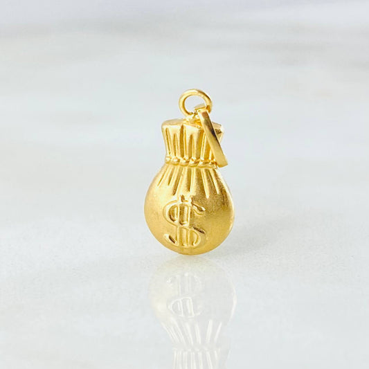 Dije Bolsa Dinero 0.45gr / 2cm / Oro Amarillo 18K *