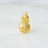 Dije Bolsa Dinero 0.45gr / 2cm / Oro Amarillo 18K *