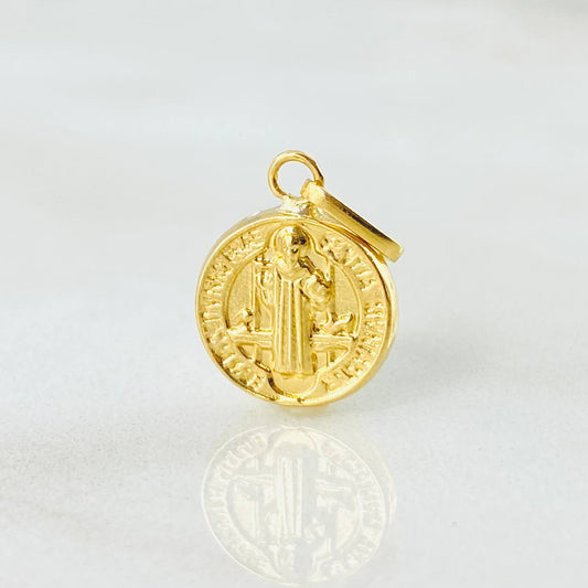 Dije San Benito 0.6gr / 2cm / Oro Amarillo 18K ©