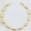 Pulso Rustico Corona Rx  3.7gr / 18cm / 4.8mm Oro Amarillo 18K ©