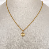 Set Cadena y Dije Lazo + Corazon 1.35gr / 40cm / Oro Amarillo 18K (Oferta) $