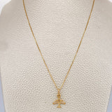 Set Cadena y Dije Veneciana + Avion 1.8gr / 40cm / Oro Amarillo 18K (Oferta) $