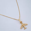 Set Cadena y Dije Veneciana + Avion 1.8gr / 40cm / Oro Amarillo 18K (Oferta) $