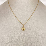Set Cadena y Dije Veneciana + Corazon 1.3gr / 40cm / Oro Amarillo 18K (Oferta) $