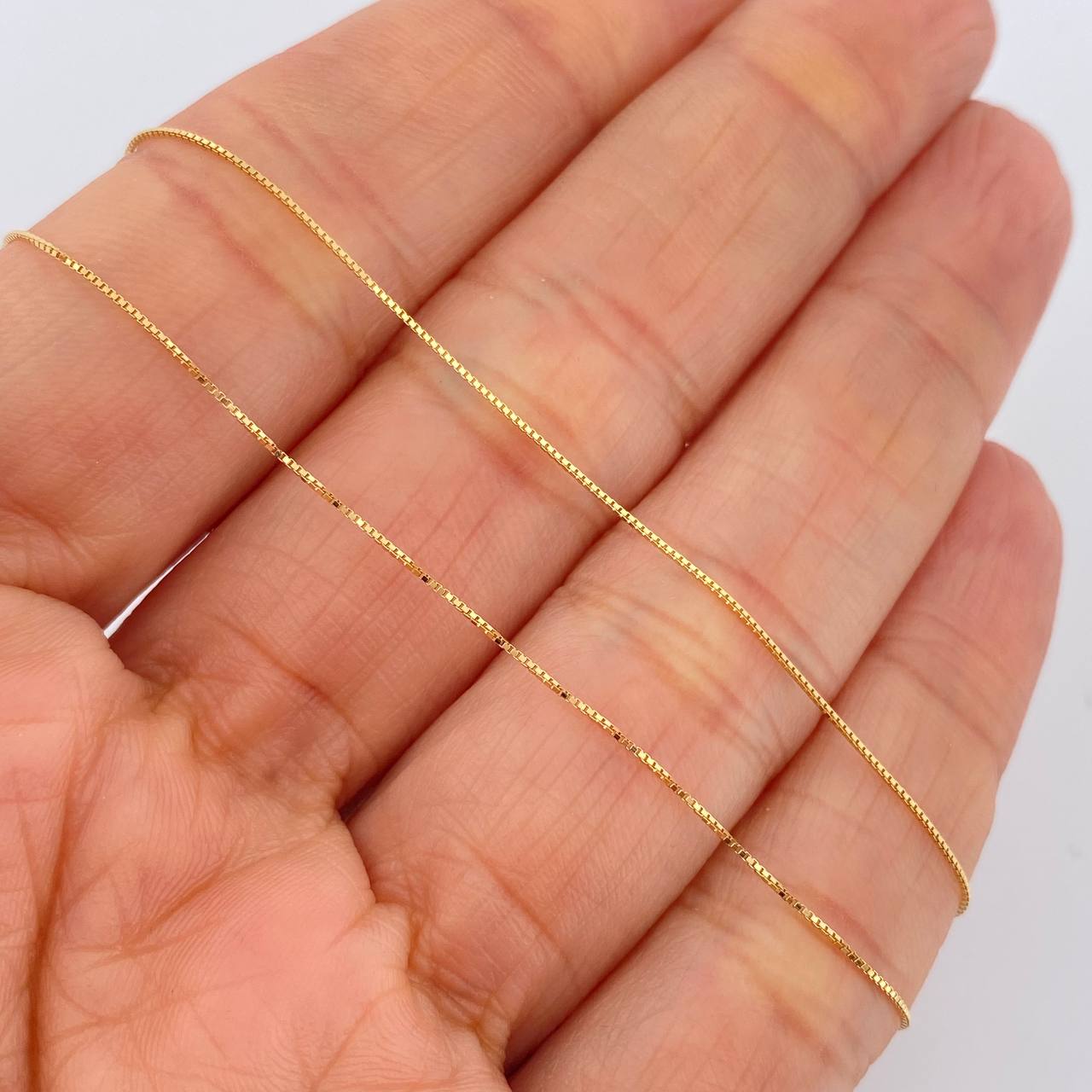 Set Cadena y Dije Veneciana + Avion 1.8gr / 40cm / Oro Amarillo 18K (Oferta) $