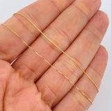 Set Cadena y Dije Veneciana + Avion 1.8gr / 40cm / Oro Amarillo 18K (Oferta) $