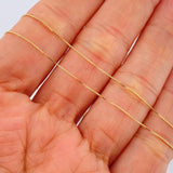 Set Cadena y Dije Veneciana + San Miguel 1.1gr / 40cm / Oro Amarillo 18K (Oferta) $