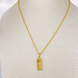 Set Cadena y Dije Lazo + One Dólar 1.5gr / 44.5cm / Oro Amarillo 18K (Oferta) $