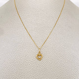 Set Cadena y Dije Veneciana + Silueta Corazon 1.4gr / 45.5cm / Oro Amarillo 18K (Oferta) $