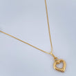 Set Cadena y Dije Veneciana + Silueta Corazon 1.4gr / 45.5cm / Oro Amarillo 18K (Oferta) $