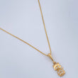 Set Cadena y Dije Veneciana + Gato 1.5gr / 45.7cm / Oro Amarillo 18K (Oferta) $