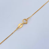 Set Cadena y Dije Veneciana + Virgen Maria 1.7gr / 44.5cm / Oro Amarillo 18K (Oferta) $