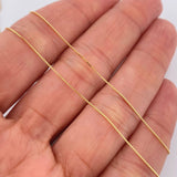 Set Cadena y Dije Veneciana + Virgen De Auxiliadora 1.35gr / 45.5cm / Oro Amarillo 18K (Oferta) $