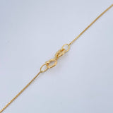 Set Cadena y Dije Veneciana + Virgen De Guadalupe 1.3gr / 45.2cm / Oro Amarillo 18K (Oferta) $