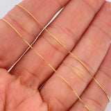 Set Cadena y Dije Veneciana + Cruz Egipcia 1.45gr / 44.5cm / Oro Amarillo 18K (Oferta) $