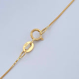 Set Cadena y Dije Veneciana + Cruz Egipcia 1.45gr / 44.5cm / Oro Amarillo 18K (Oferta) $