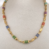 Cadena Rustica Barril Tornillo 20.35gr / 69cm / 4.7mm Oro Amarillo 18K $