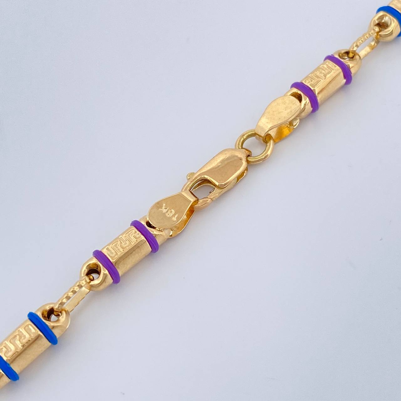 Cadena Rustica Tribal 13.35gr / 62.5cm / 4.12mm Oro Amarillo 18K $