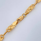 Cadena Rustica Barril 12.15gr / 61.5cm / 4.6mm Oro Amarillo 18K $